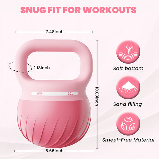 YYJO Soft Kettlebell 10 LBS for Women and Men