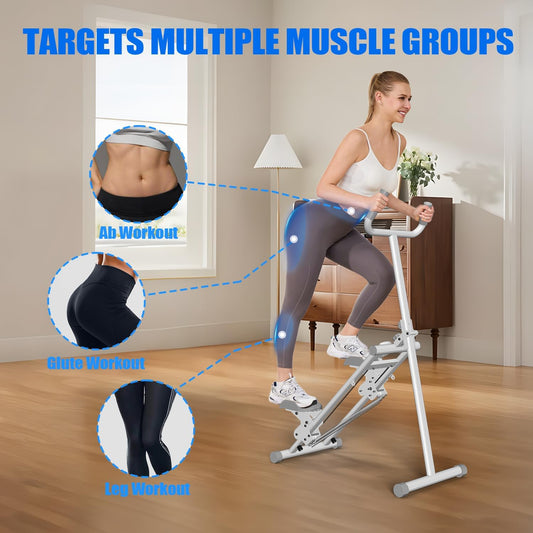 YYJO Foldable Stair Stepper 3 Adjustable Resistance Stair Climber with Handle Bar Cardio Exercise Machine for Home