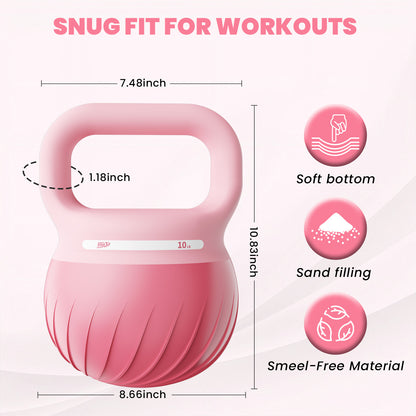 YYJO Soft Kettlebell 10 LBS for Women and Men