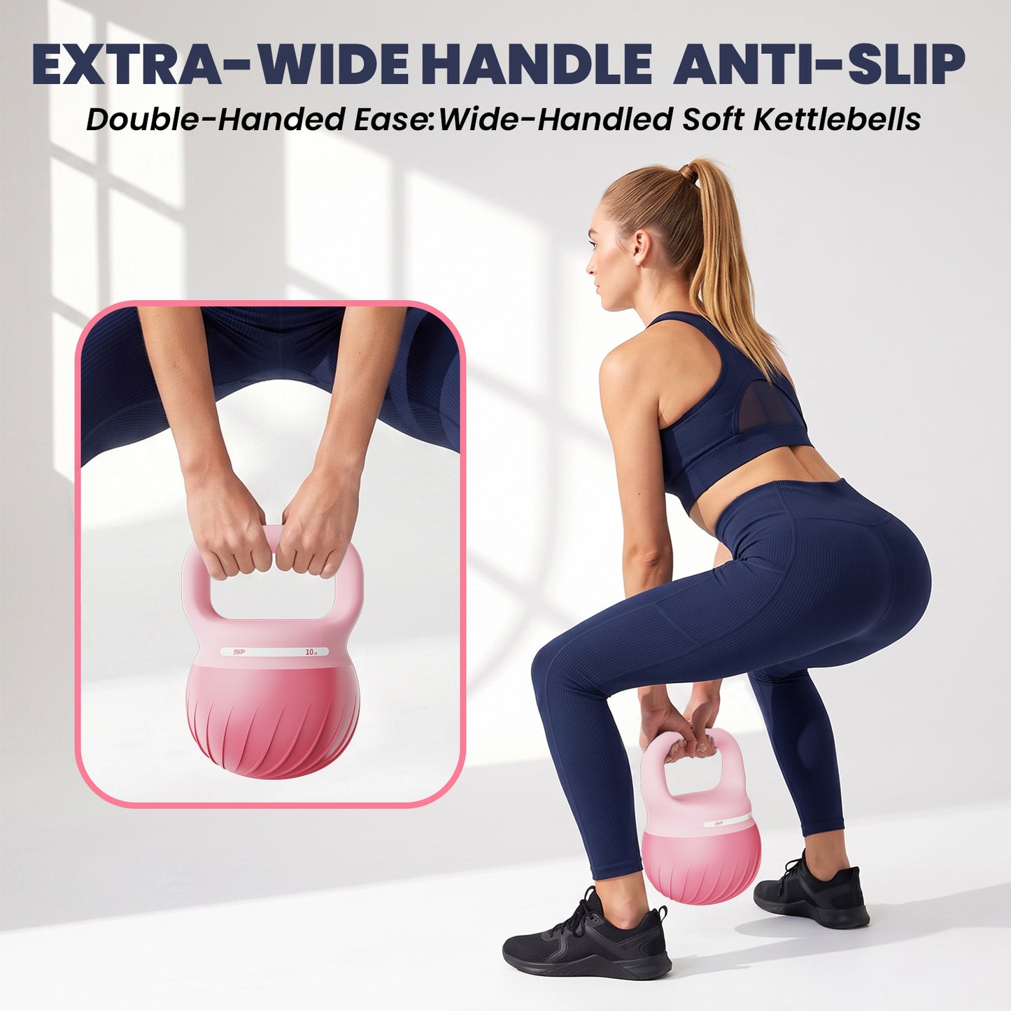 YYJO Soft Kettlebell 10 LBS for Women and Men